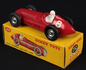 Dinky toys 232 alfa romeo racing car gg84 back