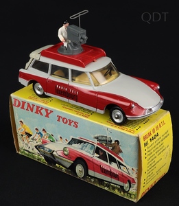French dinky toys 1404 citroen estate car radio luxembourg gg96 front