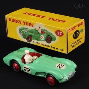 Dinky toys 110 aston martin db3 sports gg114 front