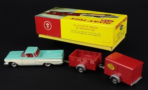 Dinky gift set 448 chevrolet pick up trailers gg154 back