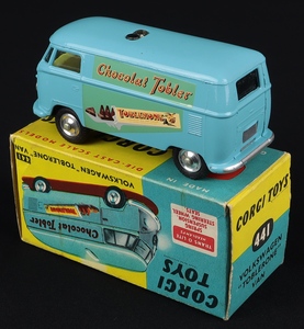Corgi toys 441 volkswagen toblerone van back