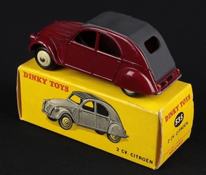 French dinky toys 535 cv citroen gg159 back