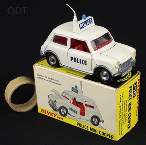Dinky toys 250 police mini cooper gg180 front