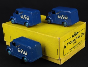 Dinky toys 31d trojan van oxo trade box gg185 back