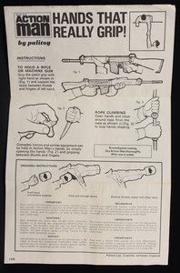 Palitoy action man 34053 adventurer gg225 leaflet