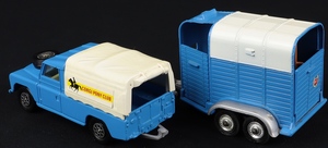 Corgi land rover horse back