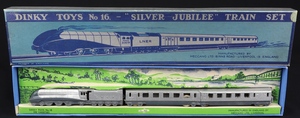 Dinky toys 16 silver jubilee train set gg273 front
