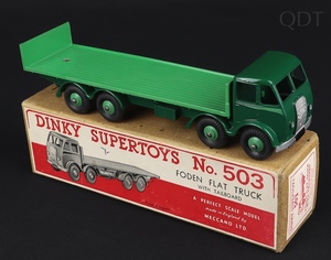 Dinky supertoys 503 foden flat truck tailboard gg369 front
