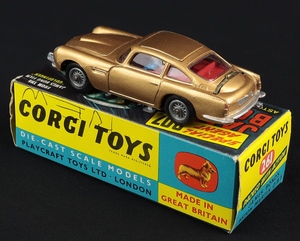 Corgi toys 261 james bond's aston martin db5 gg388 back