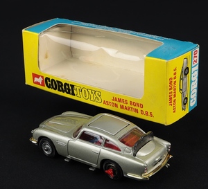 Corgi toys 270 james bond's aston martin gg389 back