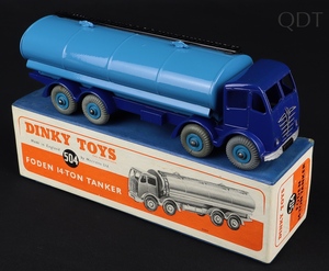Dinky toys 504 foden 14 ton tanker gg351 front