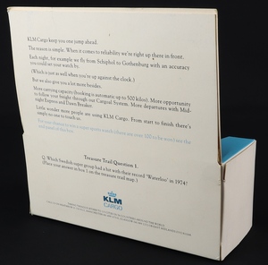 Corgi volvo promotional klm gg363 back