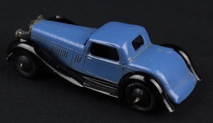 Dinky 36b bentley two seater sports coupe gg372 back