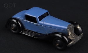 Dinky 36b bentley two seater sports gg372 front