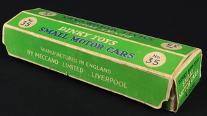 Dinky set 35 small motor cars set gg437 box