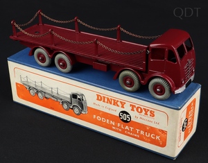 Dinky toys 505 foden flat truck chains gg450 front