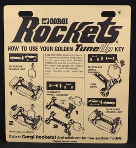 Corgi rockets 920 derek fiske stock car gg456 back