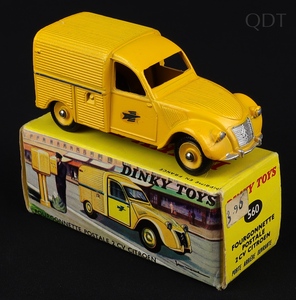 French dinky toys 560 citroen 2cv postal van gg469 front