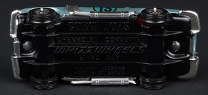 Corgi toys 376 chevrolet corvette stingray gg477 base