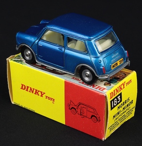 Dinky toys 183 morris mini minor gg479 back