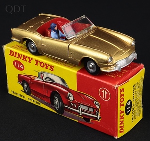 Dinky toys 114 triumph spitfire gg481 front