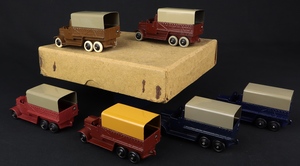 Trade box dinky toys 25s six wheeled wagon gg487 back