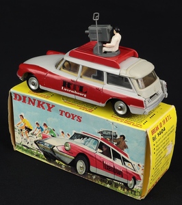 French dinky toys citroen rtl radio tele luxembourg gg504 back
