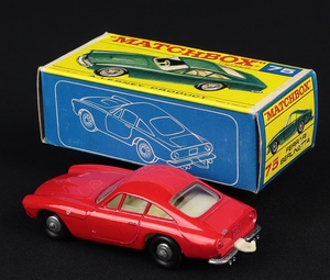 Matchbox models 75 ferrari berlinetta gg508 back