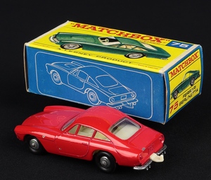 Matchbox models 75 ferrari berlinetta gg508 back