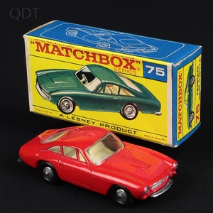 Matchbox models 75 ferrari berlinetta gg508 front