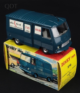 French dinky toys 570 peugeot van allo fret gg511 front