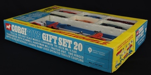 Corgi toys gift set 20 carrimore tri deck transporter gg540 box