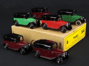 Trade box dinky toys 36g taxis gg586 front