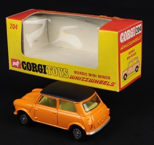 Corgi toys 204 morris mini minor gg606 back