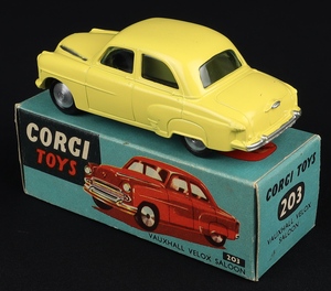 Corgi toys 203 vauxhall velox saloon gg613 back