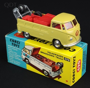 Corgi toys 490 vw breakdown truck gg630 front