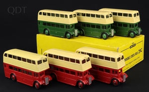 Trade box dinky toys 29c doubke decker buses gg661 front