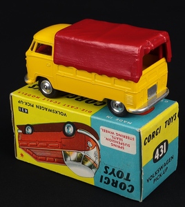 Corgi toys 431 volkswagen pick up gg683 back