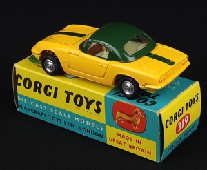 Corgi toys 319 lotus elan coupe gg703 back