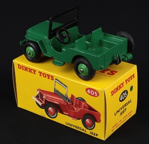 Dinky toys 405 universal jeep gg726 back