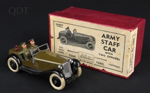Britains 1448 army staff car gg749 front