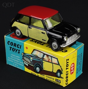 Corgi toys 249 mini cooper wickerwork gg780 front