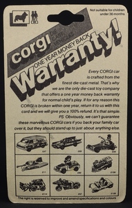 Corgi 40 james bond aston martin gg794 back