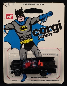 Corgi junior 69 batmobile gg795 front