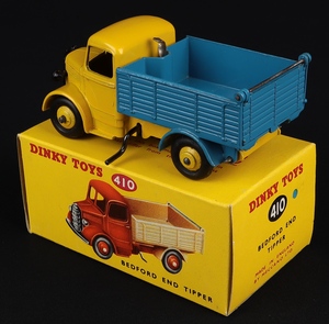 Dinky toys 410 bedford end tipper gg796 back