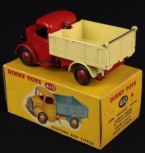 Dinky toys 410 bedford end tipper gg798 back