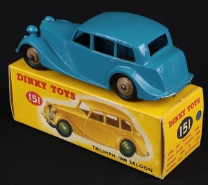 Dinky toys 151 triumph 1800 gg805 back