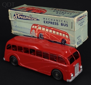 Mettoy 820 streamline mmechanical express bus gg809 front