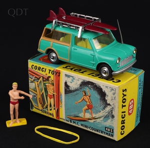 Corgi toys 485 bmc mini countryman surfing gg825 front