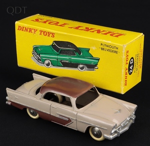 French dinky toys 24d plymouth belvedere gg850 front